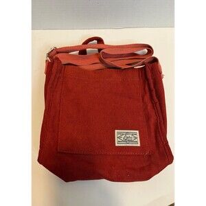 Letu The Crimie Burnt Orange Corduroy Canvas Shoulder Bag Handbag Women’s Strap
